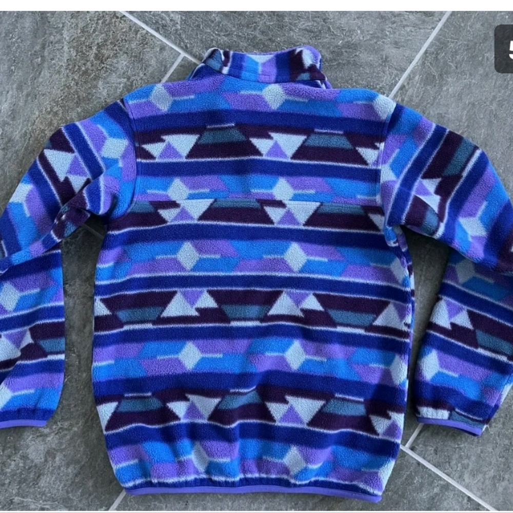 PATAGONIA  SYNCHILLA SNAP-T PULLOVER FLEECE GUATEMALEN TANGO GEO AZTEC WOMENS XS - Picture 4 of 5